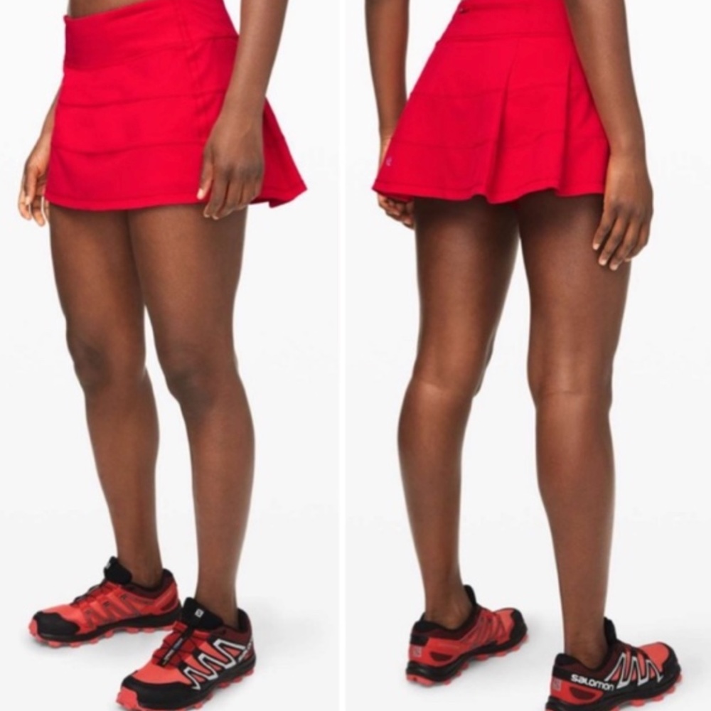 ❤️Lululemon Tall Pace Rival Skirt-Dark Red❤️